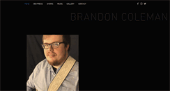 Desktop Screenshot of brandoncoleman-music.com